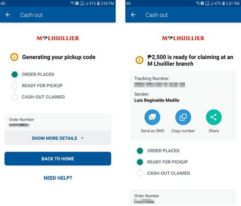 m lhuillier send money online
